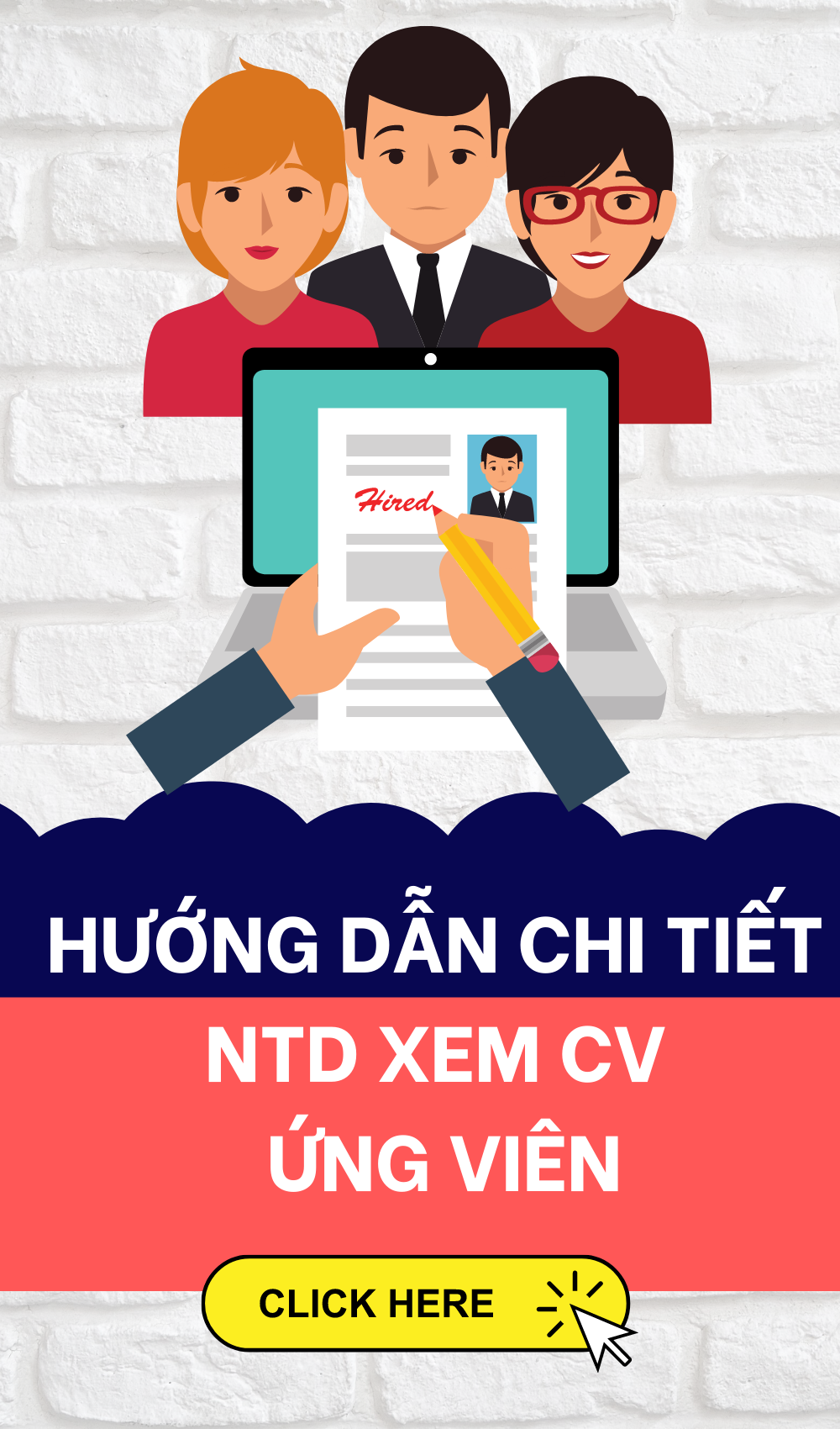 Hướng dẫn NTD xem CV ứng viên